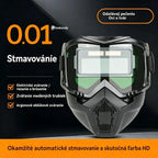 🔥😎Plne automatická zváračská kukla s prepínaním svetiel a ochrannou maskou na hlavu pre zváračov