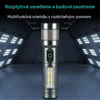 🔦 Multifunkčné LED svietidlo so zoomom
