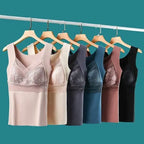 🔥Kúp 1 a 1 dostaneš zadarmo❤️【L-4XL】Čipková podprsenka s tílkom a nádherným dizajnom chrbta; účinne dvíha a naberá poprsie, čím zabraňuje jeho ovisnutiu ✅【Odporúčané lekárom】