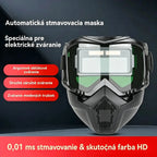 🔥😎Plne automatická zváračská kukla s prepínaním svetiel a ochrannou maskou na hlavu pre zváračov