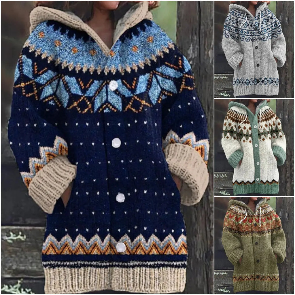 🔥【Nové produkty na trhu】🔥【S–5XL】✨Nová kolekcia na jeseň a zimu 2026 – elegantná a farebná retro bunda s kapucňou