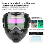 🔥😎Plne automatická zváračská kukla s prepínaním svetiel a ochrannou maskou na hlavu pre zváračov