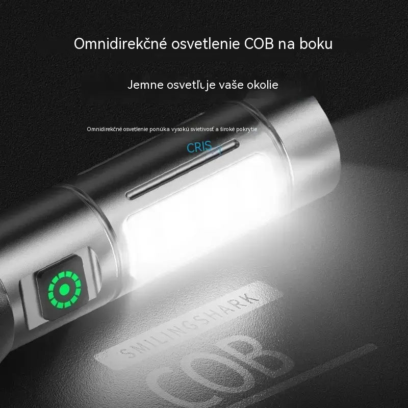 🔦 Multifunkčné LED svietidlo so zoomom