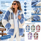 ☃️Limitovaná ponuka, zľava 35%❄️【S-5XL】Nová dámska zimná bunda 2025, hrubá s plyšovými pruhmi