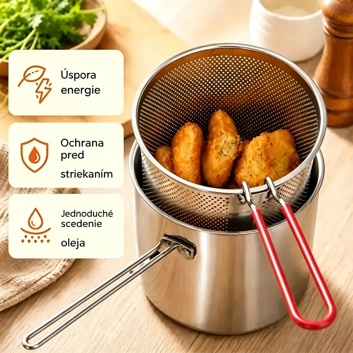 🔥 POSLEDNÝ DEŇ! -50% | Multifunkčná fritéza 304 | Jednoduché, rýchle a bezproblémové varenie 🍳
